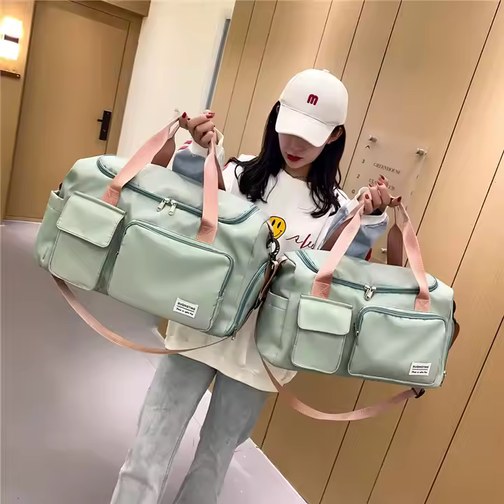 New Travel Bag Women Fashion Shoulder Duffle Large Capacity Multi-functional Bag For Girls Female Sports Fitness Leisure Storage - Image 6