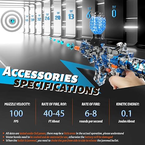 Electric Gel Ball Blaster Toys,Eco-Friendly Splatter Ball Blaster for 13+ - Image 5
